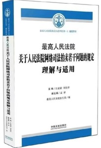 最高人民法院关于人民法院网络司法拍卖若干问题的规定理解与适用