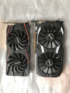 华硕 技嘉 rx590 8g gme 雪豹显卡 三星颗粒