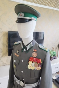 东德人民军ddr nva边防军黑领礼服 大全套 衣服马裤m4