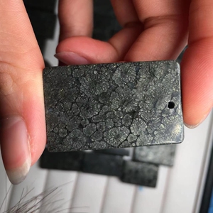 珊瑚玉共生矿黑金沙黑吊坠 矿物质满满 20个起批发,要的私聊