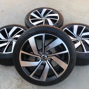 大众新速腾 大众新款速腾原厂拆车18寸轮毂轮胎一套