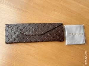 gucci古奇小号眼镜盒 可折叠 全新正品
