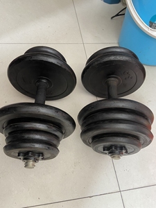 品普尚店铺淘宝黑色包胶哑铃片 杠铃片 奥勇得包