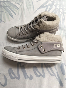 converse匡威 全新sample真皮板鞋高帮鞋