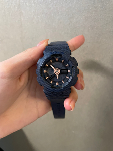 卡西欧牛仔蓝手表