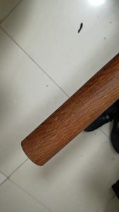 红绸木武术棍枪杆子大头3.9公分,小头2.8公分,长2.4米