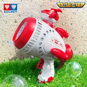 超级飞侠泡泡机奥迪双钻儿童玩具户外手持自动吹泡泡乐迪小爱