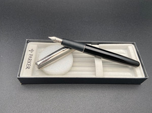 派克钢笔 云峰系列 透亮黑银夹 钢笔/墨水笔