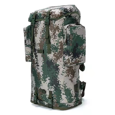 Camouflak Back Sack Large Capacity Cold Area Tactical Pack Double Shoulder Single Bing Carrying Waterproof Row Army Outdoor Hiking Climbing Bag