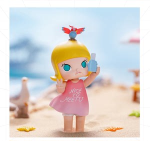 泡泡玛特molly我的小时候系列 我发现一忘不鸟