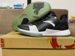 图1 2 3:安踏加内特七代pe 阴阳配色 51码本人尺码