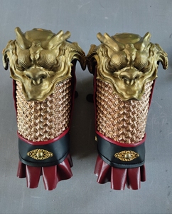 特价出售明光铠 护肩山文甲护臂 大汉将军山文铠古代将军战甲龙