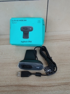 罗技(logitech)c270高清网络摄像头 网络课程 远
