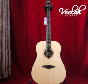 veelah维拉 v2吉他 欧洲云杉单板40寸41寸吉他男女
