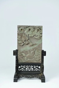 海外回流：祁阳石雕龙插屏