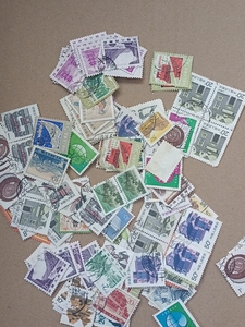 信销普票（旧邮票 带邮戳的，使用过的  随机发货，有很多组）