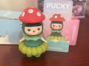 泡泡玛特 pucky 毕奇精灵泡泡系列 蘑菇宝宝mushro