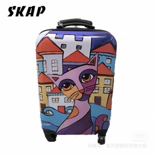 skap圣伽步新款土耳其幸运猫 万向轮 拉杆箱 行李箱812