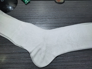 白色素面锦纶丝袜