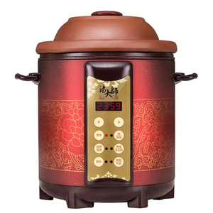 简氏依立紫砂煲3.8升3.8L炖汤煲煮汤养生电脑煲汤煮粥炖肉