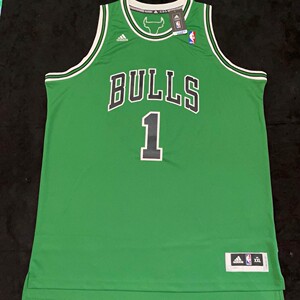 xxl码罗斯球衣稀有圣帕配色公牛队