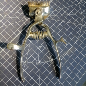 老物件,双箭牌7,80年代,老式手动推子,理发器,怀旧,收藏