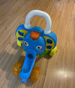 澳贝小象学步车儿童多功能可调速婴儿学走路防侧翻宝宝助步手推车