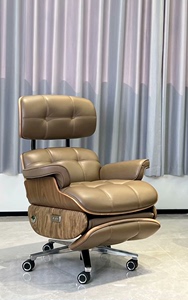 Eames伊姆斯躺椅高级版电动老板椅午休椅办公椅电脑椅，实现