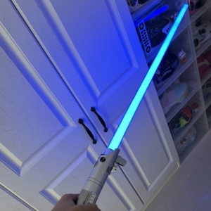 星球大战光剑,孩之宝光剑,卢克光剑,卢克蓝色 全金属手柄,有