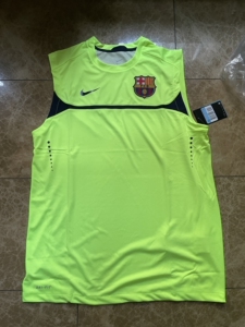 e家converse淘宝正品nike巴塞罗那无袖背心短裤训练服套装 巴萨短袖