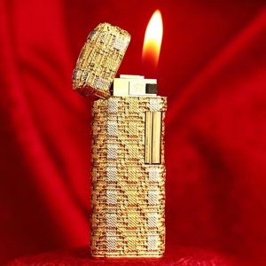 18k金打火机纯金