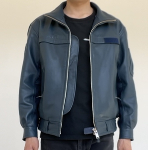 员02式春秋飞行皮衣皮服02春秋冬季飞行皮夹克皮衣皮服3512出厂0人