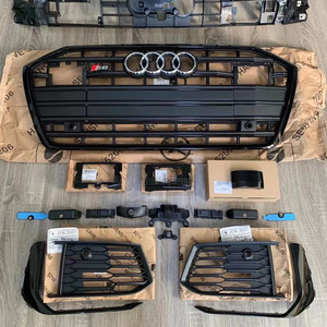 奥迪a6lc8 s6亮黑中网 s6银色中网 s6acc中网