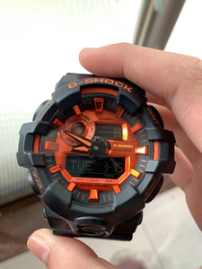 正品日本casio 卡西欧  ga-700br-1a 双显2