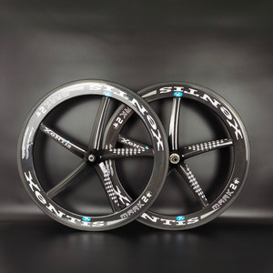 xentis 700c 碳纤维轮组 公路车轮组 五刀碳轮