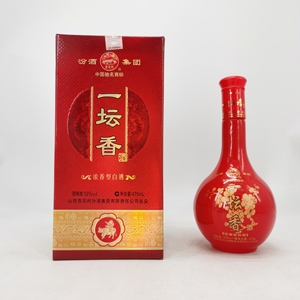 拍卖2010年汾酒一坛香一瓶52度475ml浓香型高度纯粮白酒老酒收藏