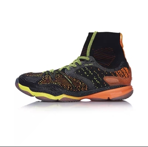 李宁变色龙1代 ayam009 标准黑/荧光耀橙 45码 2