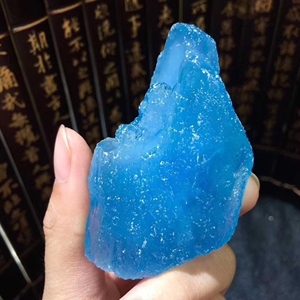 海蓝宝原石极品海水蓝海蓝宝石