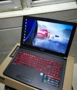 微星gl62m笔记本电脑 i5七代gtx1050ti游戏本