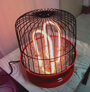 鸟笼取暖器家用节能小太阳办公室台式电暖气学生宿舍烤火炉防烫