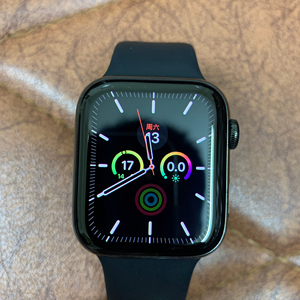 苹果手表4代44mm不锈钢国行蜂窝版黑钢iwatch s4智