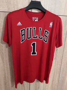 全新nba阿迪公牛队罗斯之夜短袖球衣t恤,速干弹力聚酯纤维面_阿里巴巴