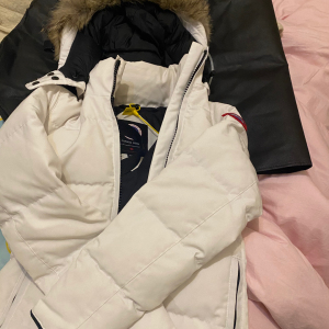 canada goose加拿大鹅chelsea北辰白短款xs