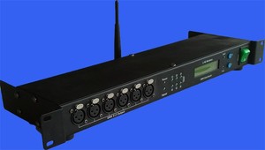 DMX512控制器 舞台灯光控制器 无线放大器 DMX信号放大器 1U机框