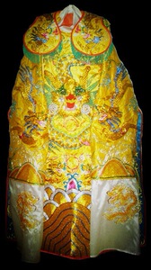 佛教用品批发/宗教用品/手工绣神袍/龙袍/神明衣服/玉帝袍/戏袍