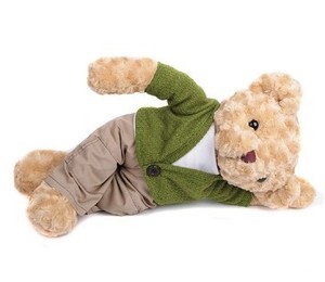 韩国进口正品泰迪熊毛绒玩偶 teddy man_中号 38cm