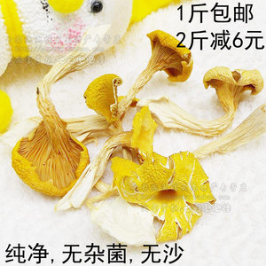 鸡油菌干货黄金菇鸡油黄干蘑菇菌黄蘑菇榆黄蘑干货野山菌山货50g