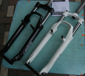 2013款 suntour 三拓 xcm 肩控锁 避震前叉