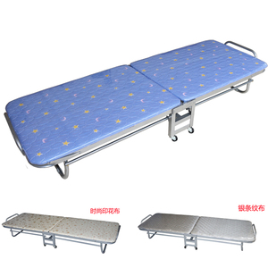 夹板新款提供简单安装工具经济型金属午睡床午休床加固床休闲床