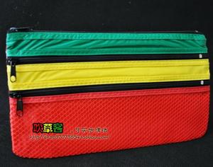 【吹草客】牙买加reggae雷鬼嘻哈红黄绿化妆包零钱包